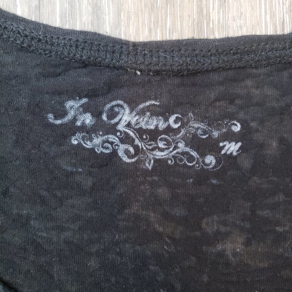 Y2K In Vein black printed tee shirt - Picture 3 of 7